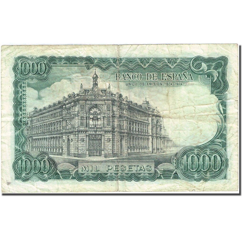 Banknote, Spain, 1000 Pesetas, 1974, 1971-09-17, KM:154, VF(20-25)