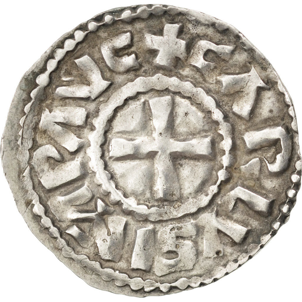 FRANCE, Denarius, Bourges, EF(40-45), Silver, Prou #739, 1.68
