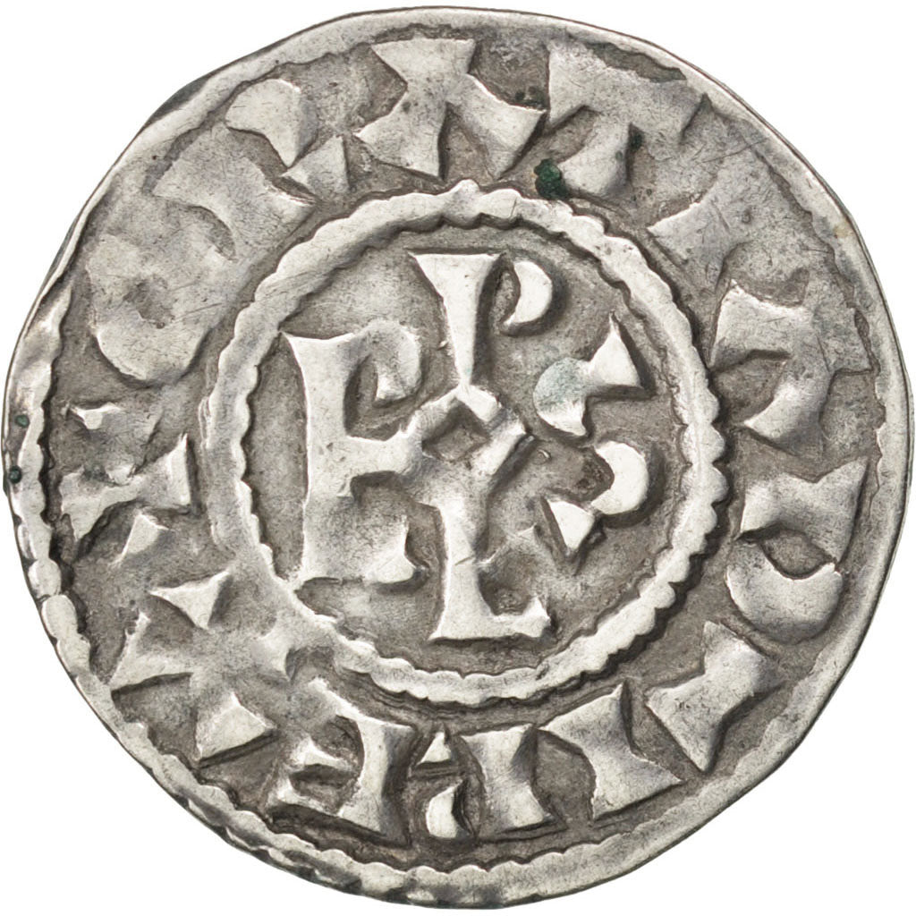 FRANCE, Denarius, Orléans, EF(40-45), Silver, Prou #525, 1.32