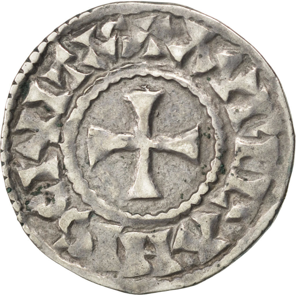 FRANCE, Denarius, Orléans, EF(40-45), Silver, Prou #525, 1.32
