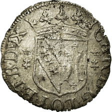 Coin, German States, LORRAINE, Karl III, 2 Denier, Nancy, AU(55-58), Silver