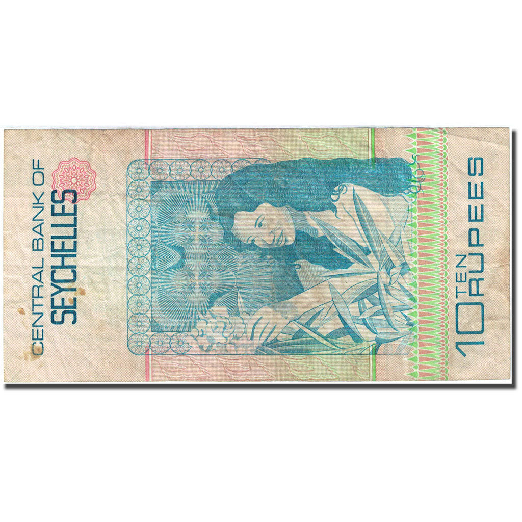 Banknote, Seychelles, 10 Rupees, 1979, 1979, KM:23a, VF(20-25)