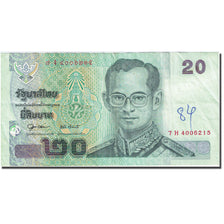 Billete, 20 Baht, 2002, Tailandia, 2003, KM:109, BC