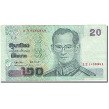 Banknote, Thailand, 20 Baht, 2002, 2003, KM:109, VF(30-35)