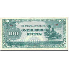 Billet, Birmanie, 100 Rupees, 1944, Undated (1944), KM:17a, SUP
