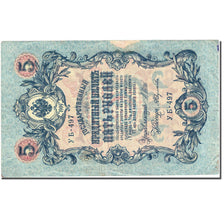 Banknote, Russia, 5 Rubles, 1905-1912, 1912-1917, KM:10b, VF(30-35)