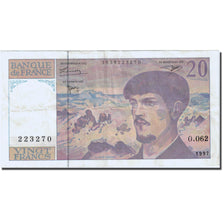 Frankrijk 20 F 1980-1997 ''Debussy'', 1980, 1997, TTB+ KM 151i, Fay 66ter.2