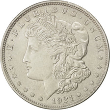 UNITED STATES, Morgan Dollar, Dollar, 1921, U.S. Mint, KM #110, AU(55-58),...