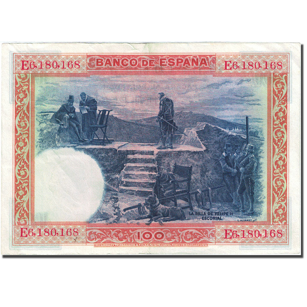 Banknote, Spain, 100 Pesetas, 1925, 1925-07-01, KM:69c, AU(55-58)