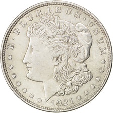 UNITED STATES, Morgan Dollar, Dollar, 1921, U.S. Mint, KM #110, AU(50-53),...