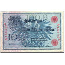 Geldschein, Deutschland, 100 Mark, 1908, 1908-02-07, KM:33a, SS