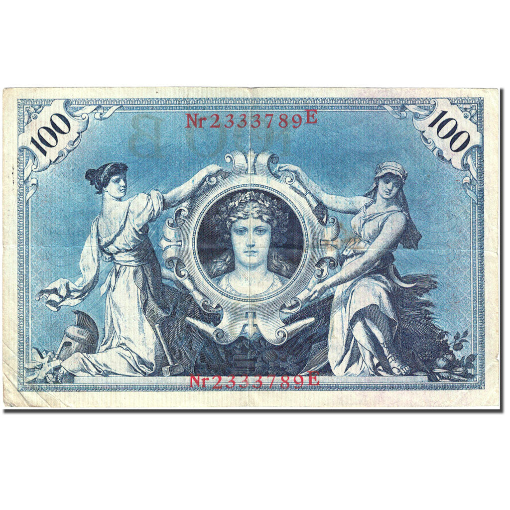 Geldschein, Deutschland, 100 Mark, 1908, 1908-02-07, KM:33a, SS