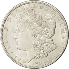 UNITED STATES, Morgan Dollar, Dollar, 1921, U.S. Mint, KM #110, AU(55-58),...