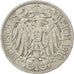 GERMANY - EMPIRE, 25 Pfennig, 1910, Berlin, KM #18, EF(40-45), Nickel, 23, 4.02