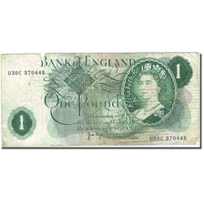 Billet, Grande-Bretagne, 1 Pound, 1960-1964, 1970-1977, KM:374g, B+