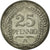 Monnaie, GERMANY - EMPIRE, Wilhelm II, 25 Pfennig, 1910, Berlin, TTB+, Nickel