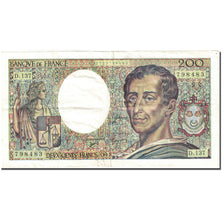 Frankrijk, 200 Francs 1981-1994 ''Montesquieu'', 1968-1981, 1992, TTB KM:155e