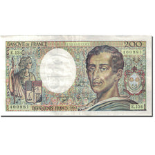 France, 200 Francs 1981-1994 ''Montesquieu'', 1968-1981, 1992, AU(55-58) KM:155e