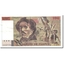 France, 100 F 1978-1995 ''Delacroix'', 1968-1981, 1993, EF(40-45) KM:154g