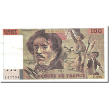 France, 100 Francs, 100 F 1978-1995 ''Delacroix'', 1968-1981, 1993, TTB, KM:154g