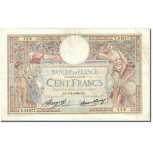 France, 100 Francs, 100 F 1908-1939 ''Luc Olivier Merson'', 1923-1927 TB+ KM:78c