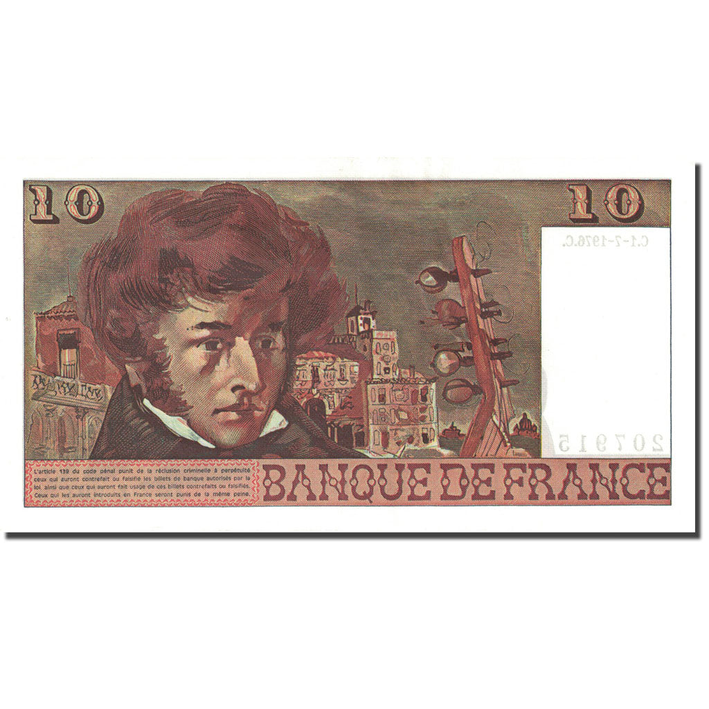 France, 10 Francs 1972-1978 ''Berlioz'', 1972, 1976-07-01, UNC(63) KM:150c