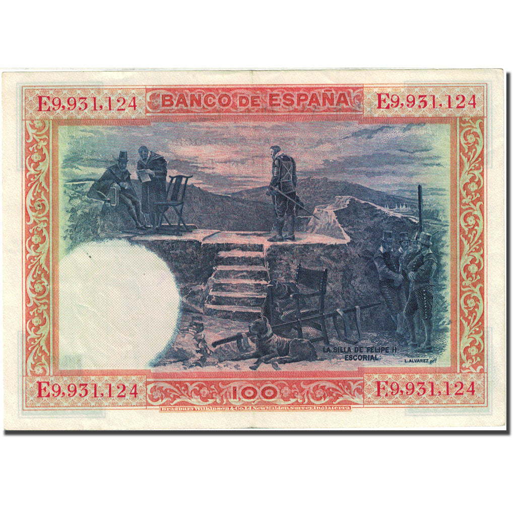 Banknote, Spain, 100 Pesetas, 1925, 1925-07-01, KM:69c, AU(55-58)
