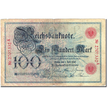 Banknote, Germany, 100 Mark, 1898, 1898-07-01, KM:20a, VG(8-10)