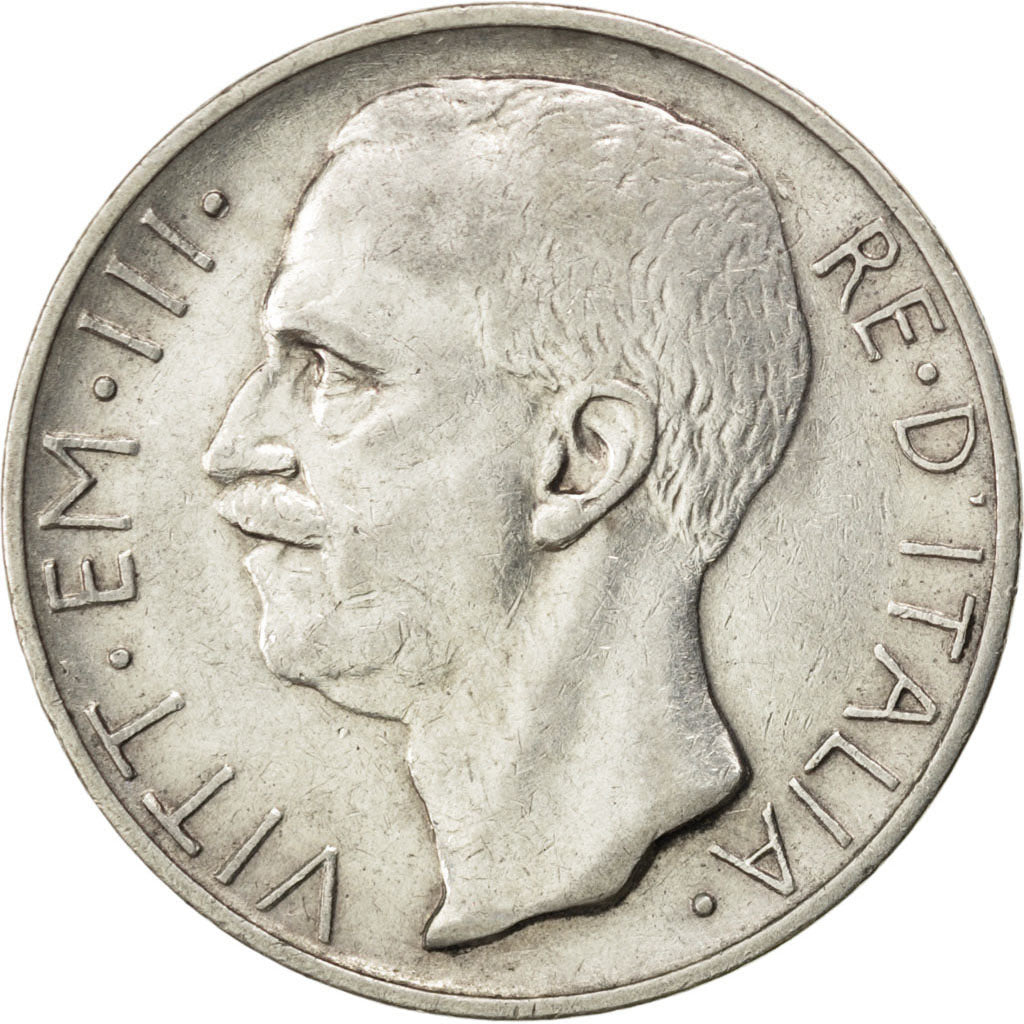 Monnaie, Italie, Vittorio Emanuele III, 10 Lire, 1927, Rome, TTB, Argent
