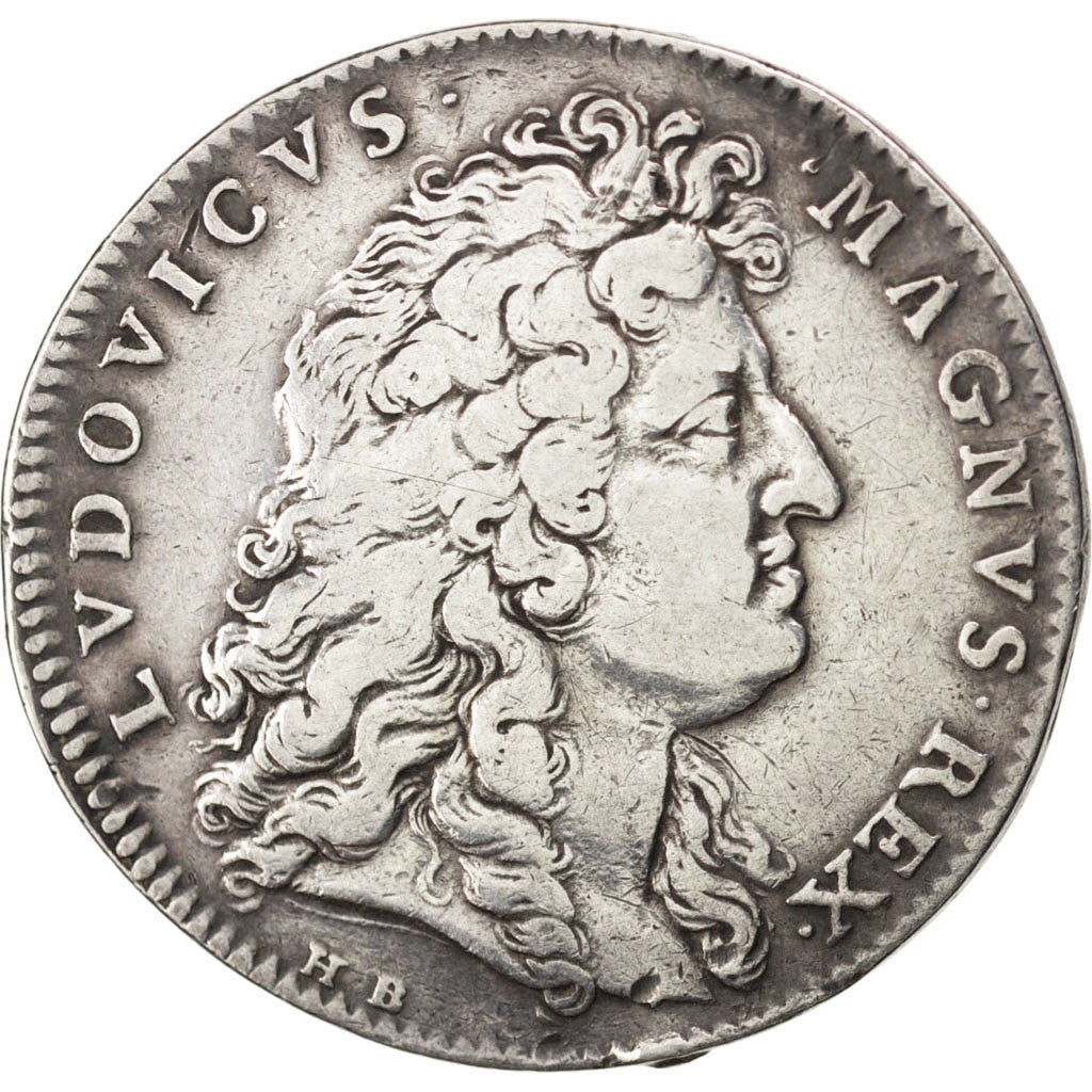 France, Royal, Token, 1685, EF(40-45), Silver, Feuardent #8718, 6.06