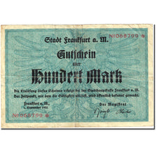Banknote, Germany, Frankfurt am Main, 100 Mark, valeur faciale, 1922