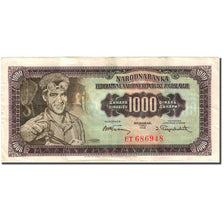 Banknote, Yugoslavia, 1000 Dinara, 1955, 1955-05-01, KM:71a, EF(40-45)