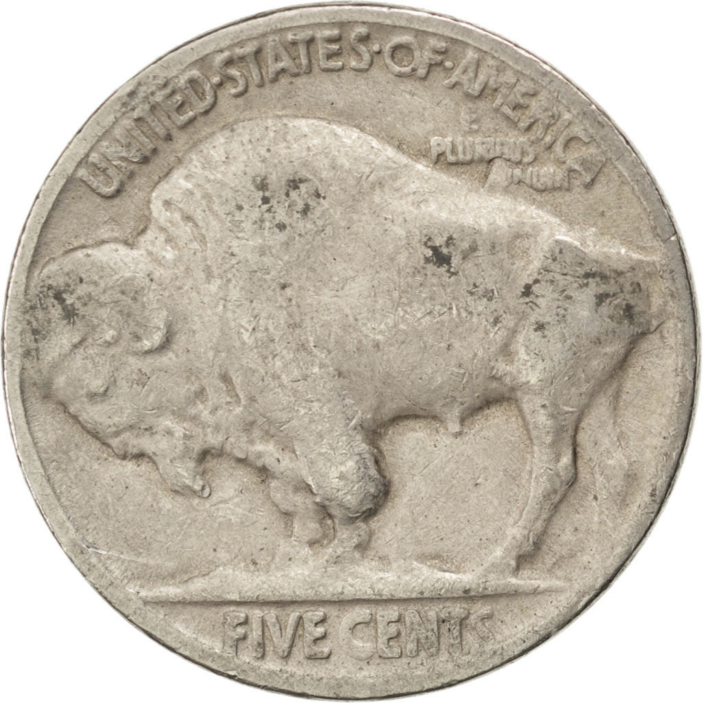 UNITED STATES, Buffalo Nickel, 5 Cents, 1920, U.S. Mint, KM #134, VF(20-25),...