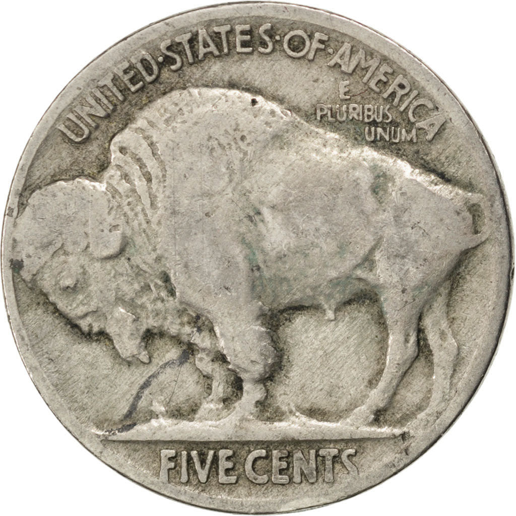 UNITED STATES, Buffalo Nickel, 5 Cents, 1924, U.S. Mint, KM #134, VF(20-25),...
