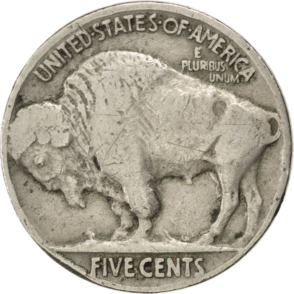 UNITED STATES, Buffalo Nickel, 5 Cents, 1927, U.S. Mint, KM #134, VF(30-35),...