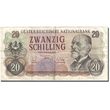 Geldschein, Österreich, 20 Schilling, 1956-1965, 1956-07-02, KM:136a, SS