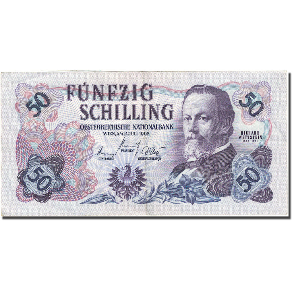Banknote, Austria, 50 Schilling, 1956-1965, 1962-07-02, KM:137a, AU(50-53)