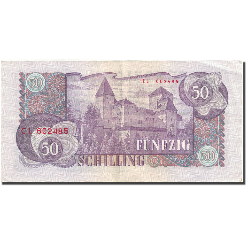 Banknote, Austria, 50 Schilling, 1956-1965, 1962-07-02, KM:137a, AU(50-53)