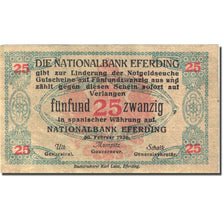 Banknote, Austria, Eferding, 25 Heller, valeur faciale, 1920, 1920-02-29