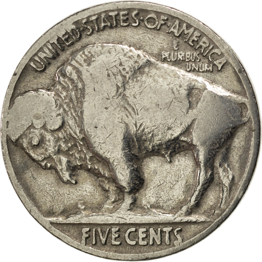 UNITED STATES, Buffalo Nickel, 5 Cents, 1935, U.S. Mint, KM #134, VF(20-25),...
