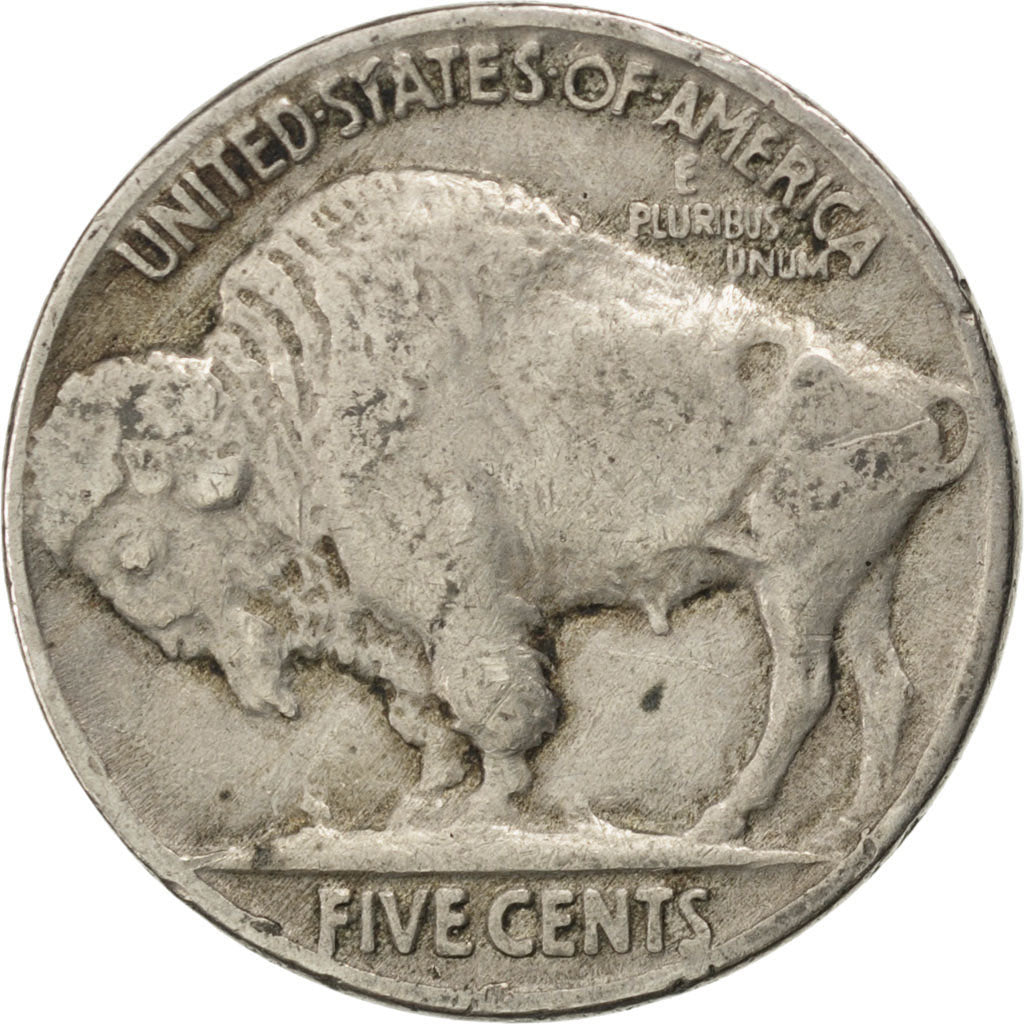 UNITED STATES, Buffalo Nickel, 5 Cents, 1935, U.S. Mint, KM #134, VF(30-35),...