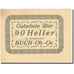 Banknote, Austria, Buch, 90 Heller, valeur faciale 1921-01-01 black AU(55-58)