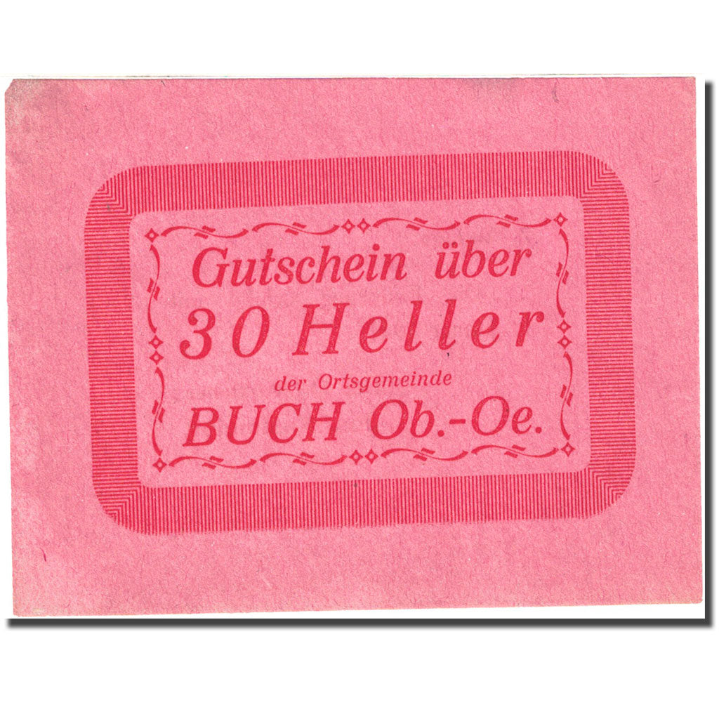 Banknote, Austria, Buch, 30 Heller, valeur faciale 1921-01-01 pink EF(40-45)