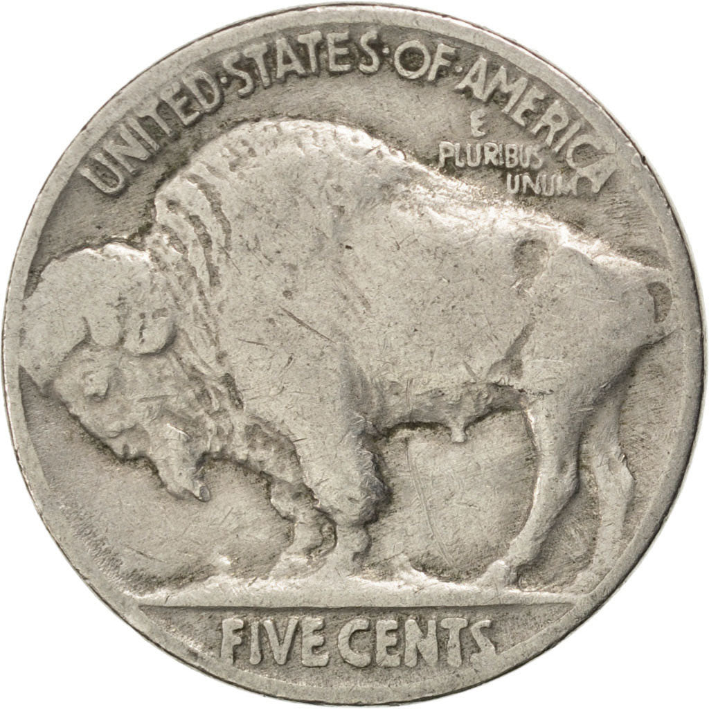 UNITED STATES, Buffalo Nickel, 5 Cents, 1936, U.S. Mint, KM #134, VF(30-35),...