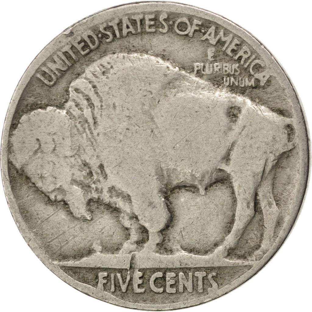 UNITED STATES, Buffalo Nickel, 5 Cents, 1936, U.S. Mint, KM #134, VF(30-35),...