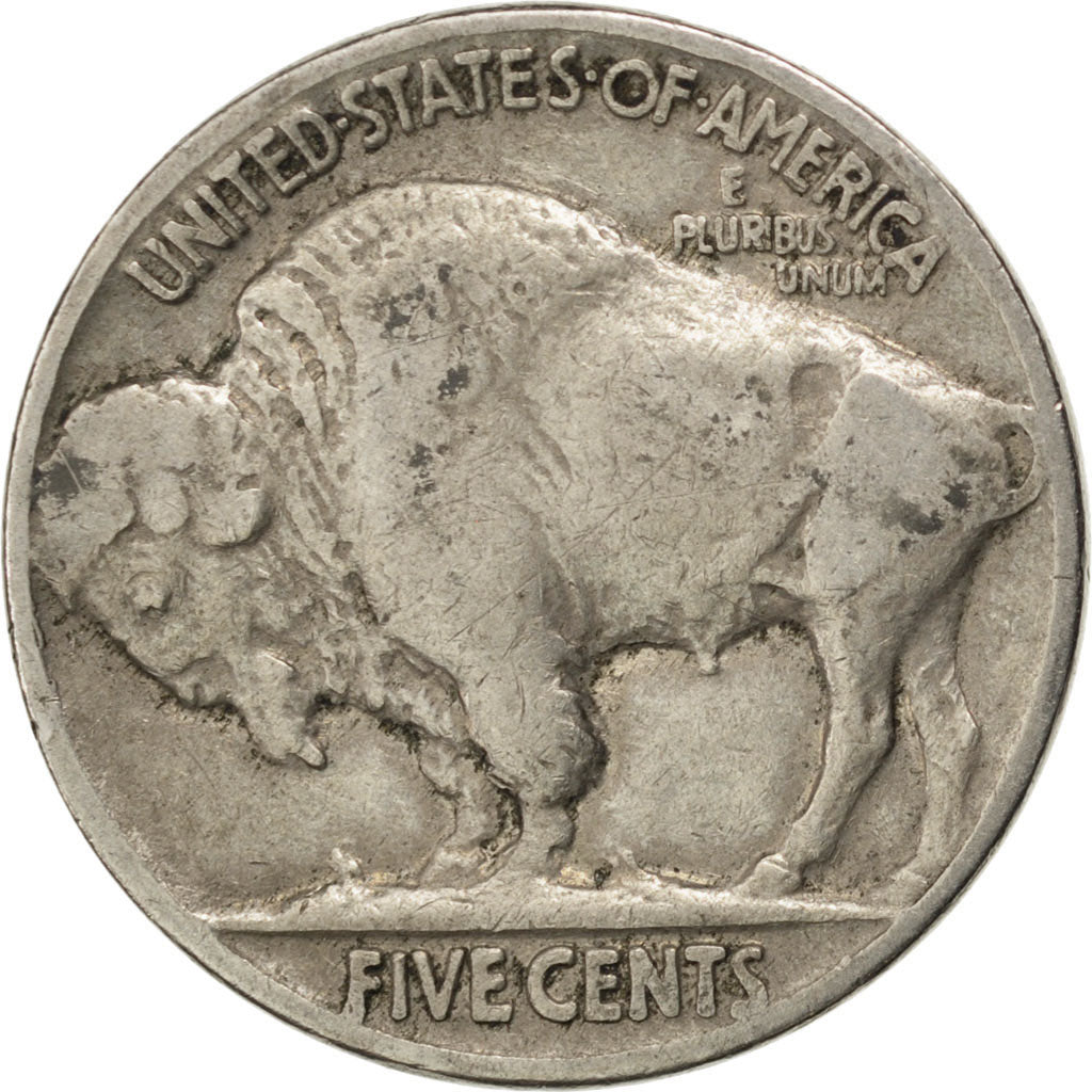 UNITED STATES, Buffalo Nickel, 5 Cents, 1936, U.S. Mint, KM #134, VF(30-35),...
