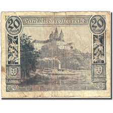 Banknote, Austria, Vienne, 20 Heller, château, 1920, 1920-12-31, VG(8-10)