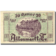 Banknote, Austria, Altenmarkt  an der Triesting, 20 Heller, gare, 1920