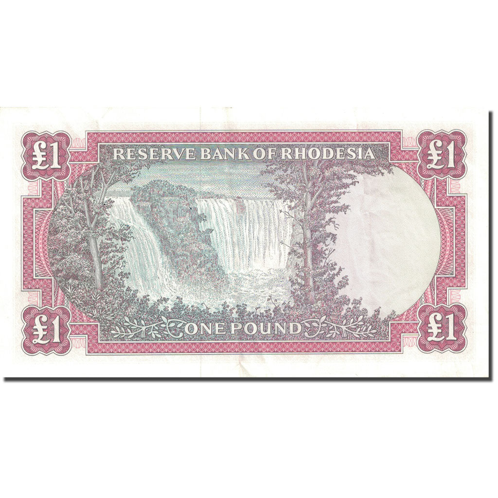 Banknote, Rhodesia, 1 Pound, 1966, 1966-06-15, KM:28a, AU(55-58)