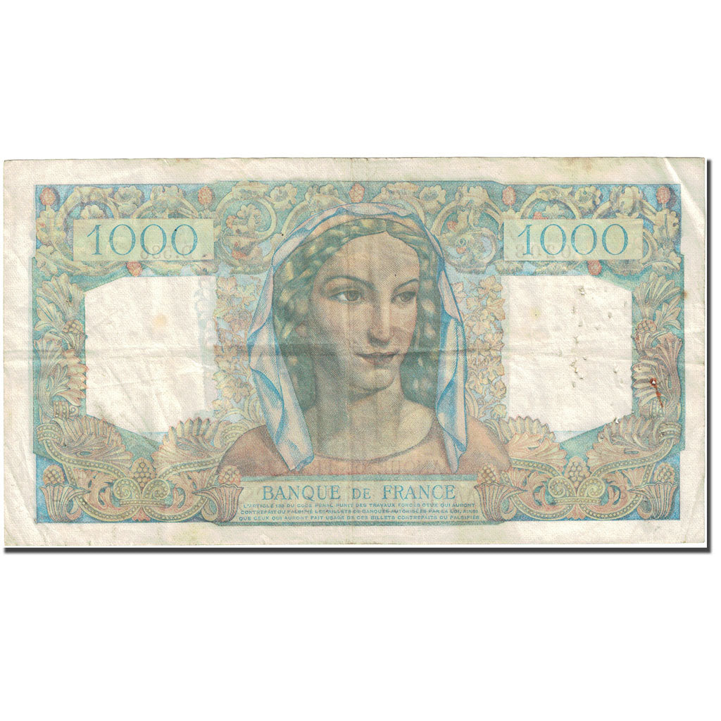 Francia, 1000 Francs Minerve et Hercule 1945 1949-09-01 Fay 41.28 Km 130b